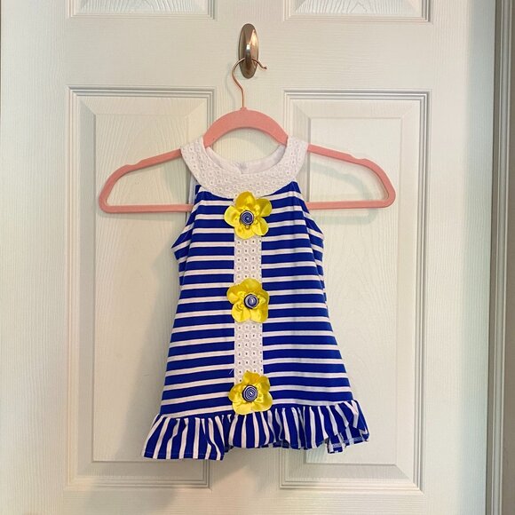 Girls Dress and Leggings Set Size 5 - Picture 1 of 3